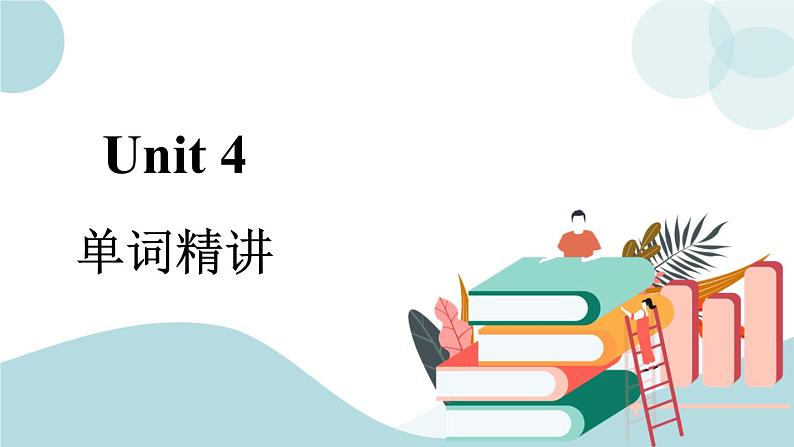 人教版高中英语选修三Unit 4 单词精讲 课件01