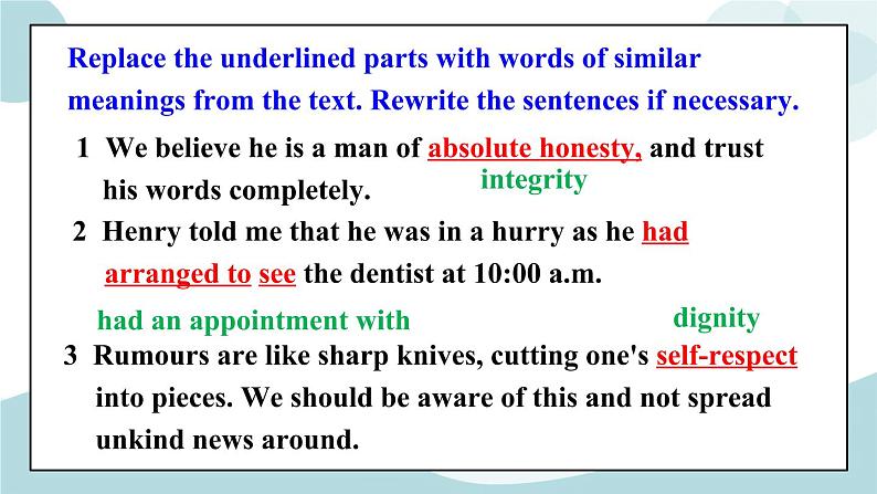 Period 2 ：Build up your vocabulary 课件第7页