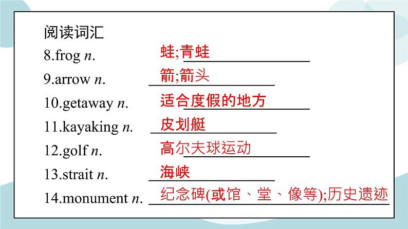 Period 2 ：Build up your vocabulary 课件第4页