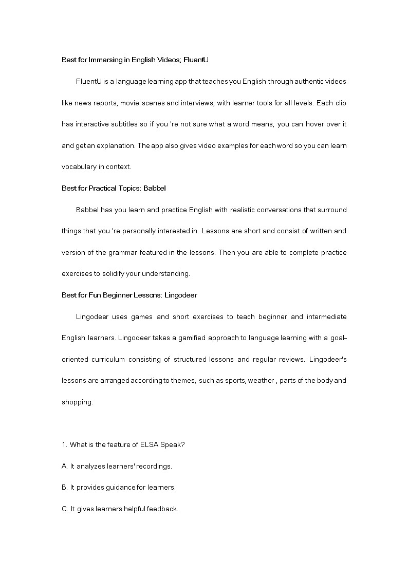 山东省临沂市2023届高三一模英语试题及答案（不含听力）02