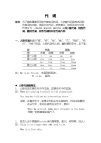 高中英语高考高中英语第一轮复习：代词