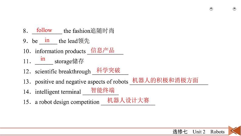 高中英语高考第1部分 选修7 Unit 2 2021届人教版英语高考一轮复习同步课件第5页