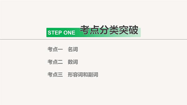 高中英语高考第2部分 语法专项突破 专题2 需要变形的名词、数词、形容词和副词课件PPT第3页