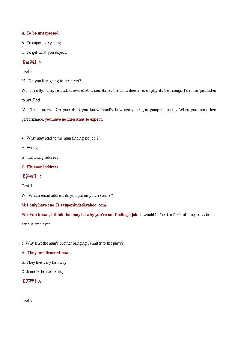 高中英语高考备战2020年高考英语听力微技能指导 （四）（解析版）第2页