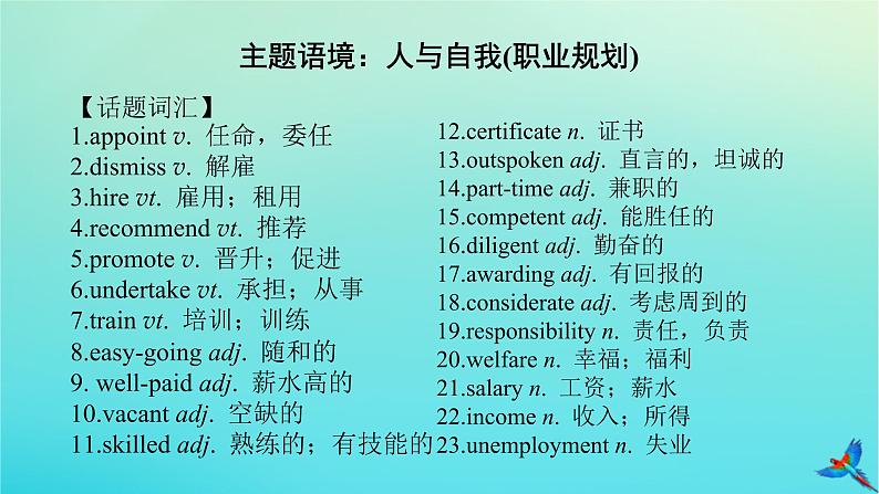 高中英语高考Unit 5 Launching Your Career 课件第2页