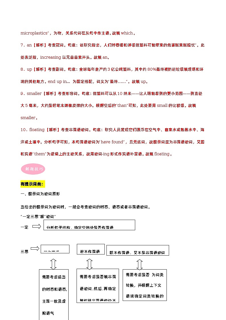 专题07 语法填空- ——【备考2023】高考英语大题精练 （新高考专用）（原卷版+解析版）03