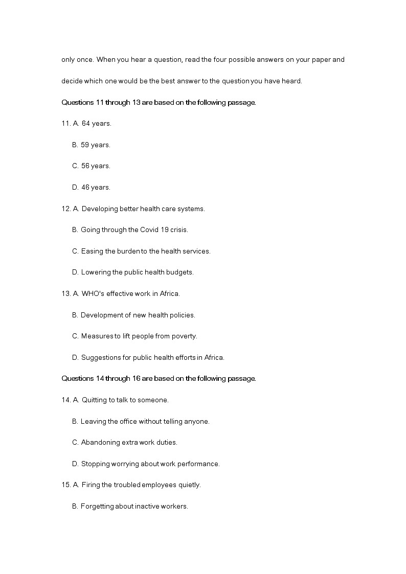 2023届上海市虹口区高三英语一模试卷及答案（不含听力）03