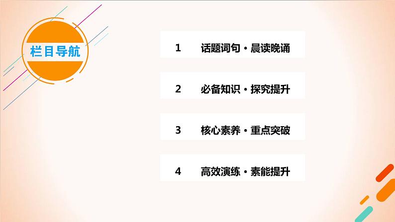 高中英语高考第1部分 必修3 Unit 4 2021届人教版英语高考一轮复习同步课件02