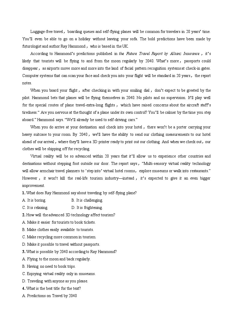 人教版高中英语选择性必修第一册·UNIT3 Using Language（课件+练习）03