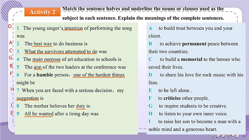 人教版高中英语选择性必修第三册·UNIT 1 Learning About Language(2)（课件PPT）04