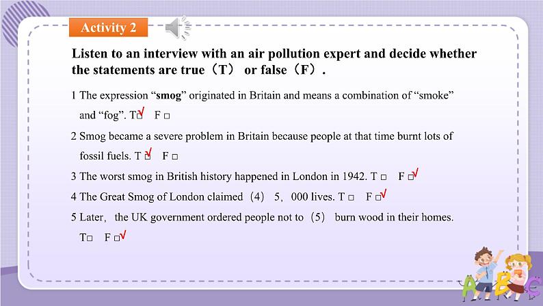 人教版高中英语选择性必修第三册·UNIT 3 Using Language(1)第5页