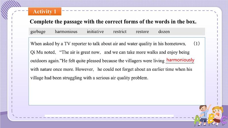 人教版高中英语选择性必修第三册·UNIT 3 Assessing Your Progress（课件PPT）03