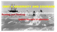 高中英语Unit 4 Adversity and Course课堂教学课件ppt