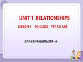 北師大版高中英語選擇性必修第一冊·UNIT1 LESSON 3（課件+練習(xí)）