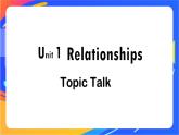 U1 Relationship Topic Talk 高二英语上学期 课件