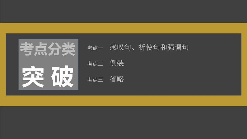 高考英语一轮复习课件  第2部分 语法专题 专题4 第4讲　特殊句式05