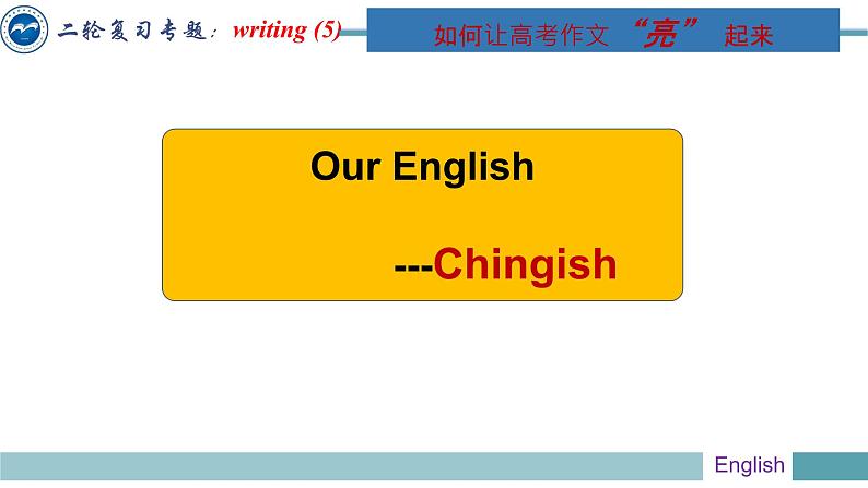 高中英语高考04 书面表达学生常犯错误及如何让作文有”亮“点-冲刺2020高考书面表达提分必备 课件PPT03