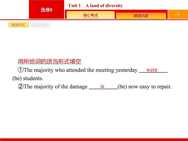 高中英语高考8 1 Unit 1　A land of diversity课件PPT07