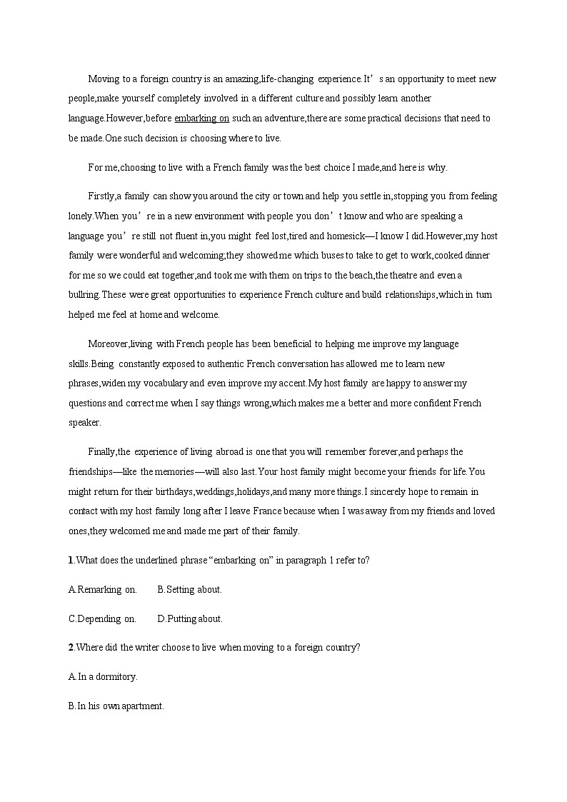 人教版高中英语选择性必修第二册UNIT 2 Section B Learning About Language习题含答案第3页