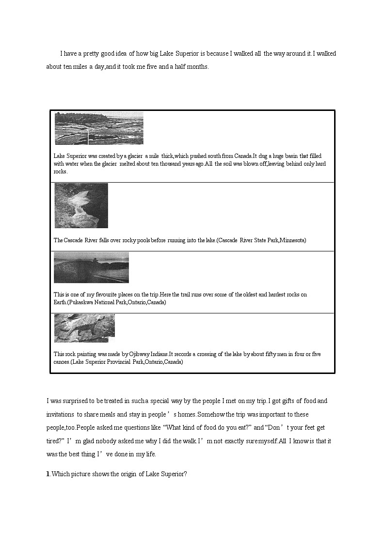 人教版高中英语必修第一册UNIT 2 Section A Listening and Speaking & Reading and Thinking习题含答案第3页