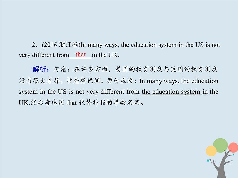 高中英语高考2020版高考英语一轮总复习语法专题4代词课件新人教版第4页