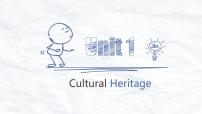 高中英语人教版 (2019)必修 第二册Unit 1 Cultural Heritage说课ppt课件