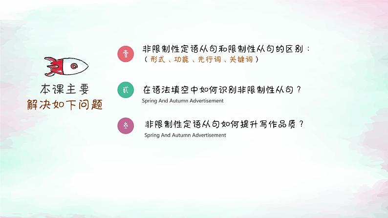 最新高中英语核心语法专项讲练课件  专题11 非限定性定语从句04