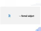 最新高中英语核心语法专项讲练课件  专题16 it 作形式主语