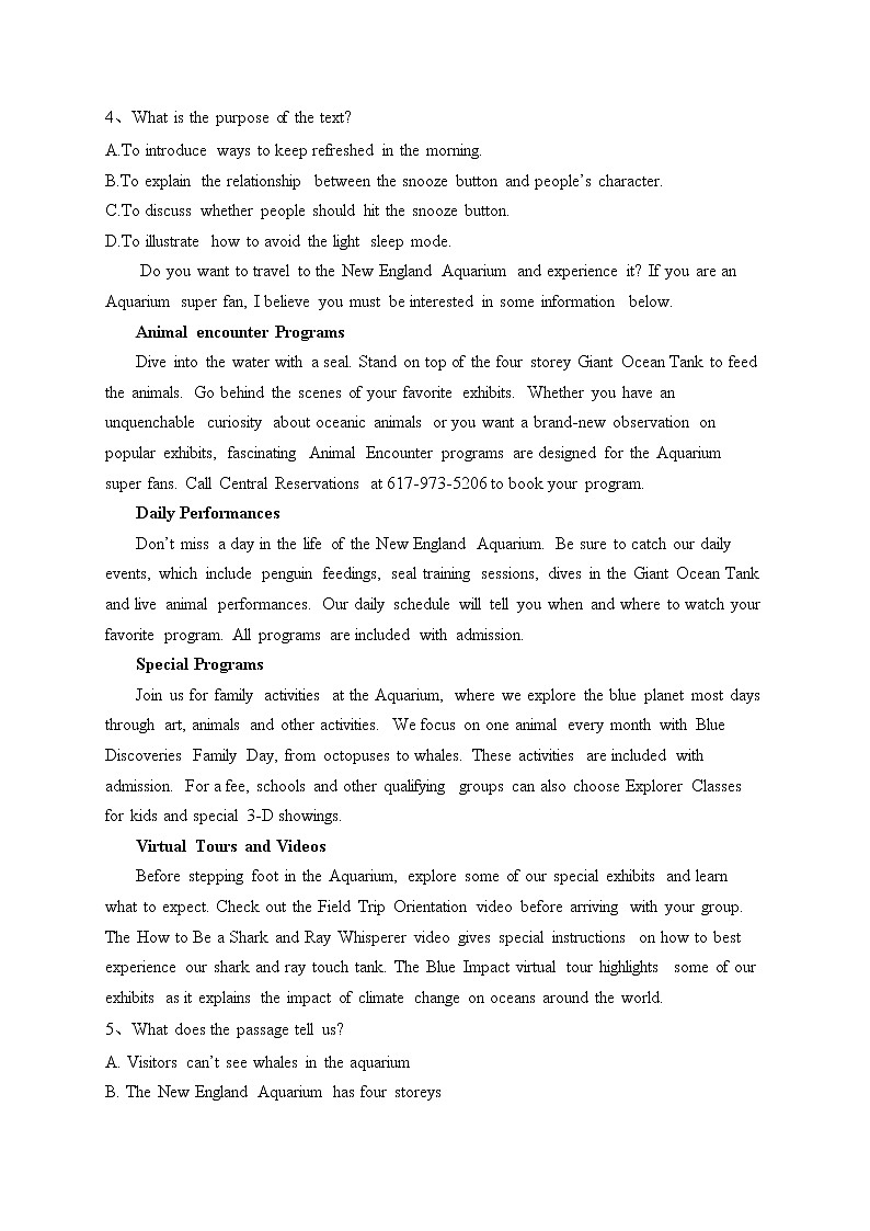 云南省昭通市巧家县2023届高三下学期省测模拟英语试卷（含答案）第2页