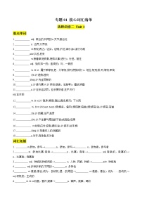 专题01 核心词汇清单（选必二U3-U4+选必三U1-U3）-2022-2023学年高二英语下学期期中考点大串讲（牛津译林版2020）