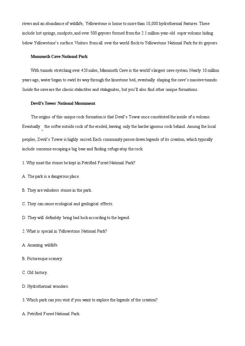 2023届湖南省岳阳市高三下学期3月教学质量监测（二）英语试题含解析02