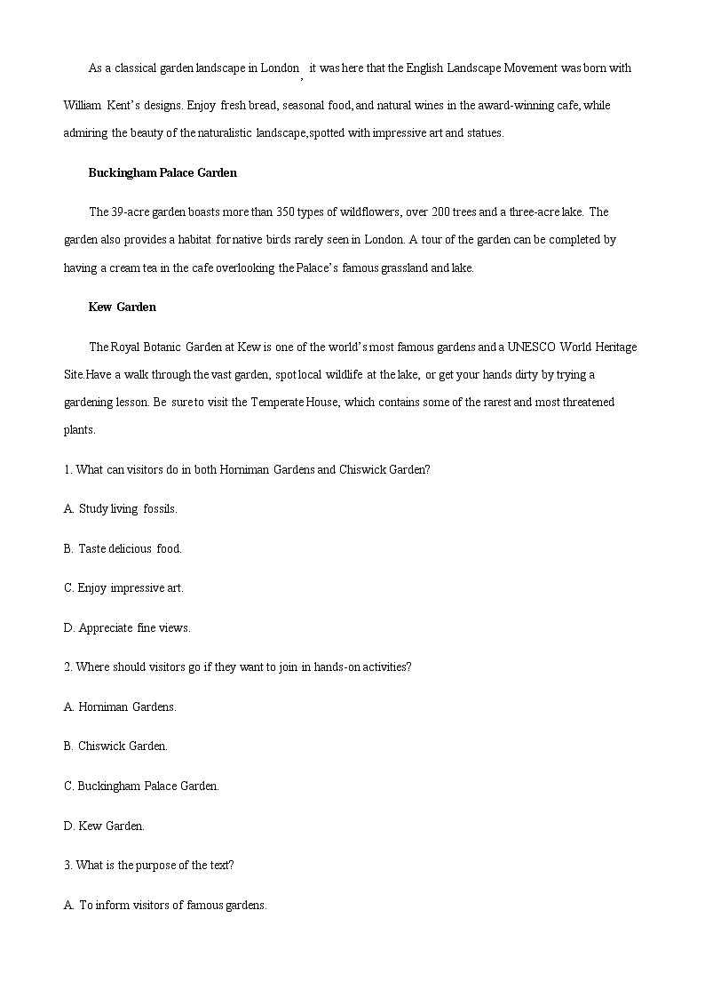 2022-2023学年广东省深圳市高三下学期第二次调研考试（二模）英语试卷含解析02