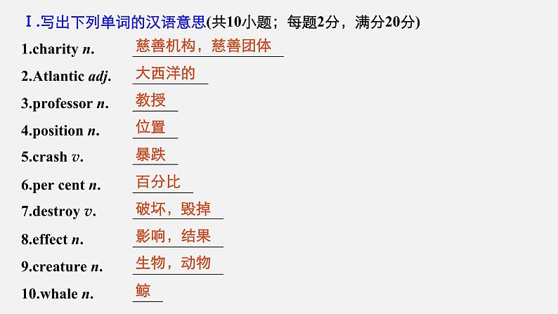 高中外研版英语新教材必修第1册课件+讲义  Unit 5 第02讲 Language Points04
