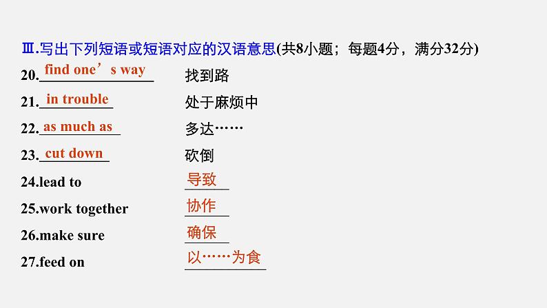 高中外研版英语新教材必修第1册课件+讲义  Unit 5 第02讲 Language Points07