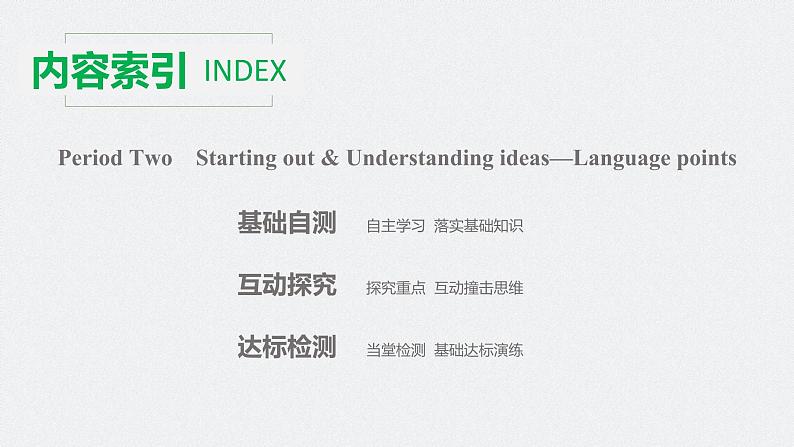 高中外研版英语新教材选修第1册课件+讲义  Unit 1 第02讲  Starting out & Understanding ideas—Language points02