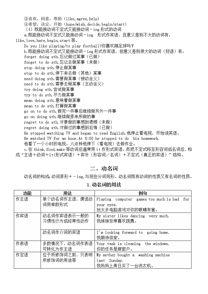 高中英语高考非谓语动词专题复习（共四方面）第2页