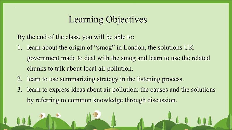 2022-2023学年高中英语人教版（2019）选择性必修第三册Unit 3 Environmental Protection Listening and speaking 课件第2页