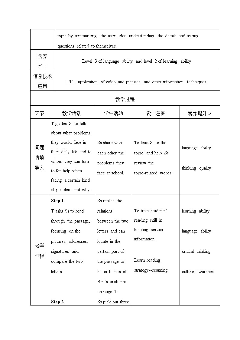 Unit 1 Understanding ideas 教案-2022-2023学年高中英语外研版（2019）必修第三册02