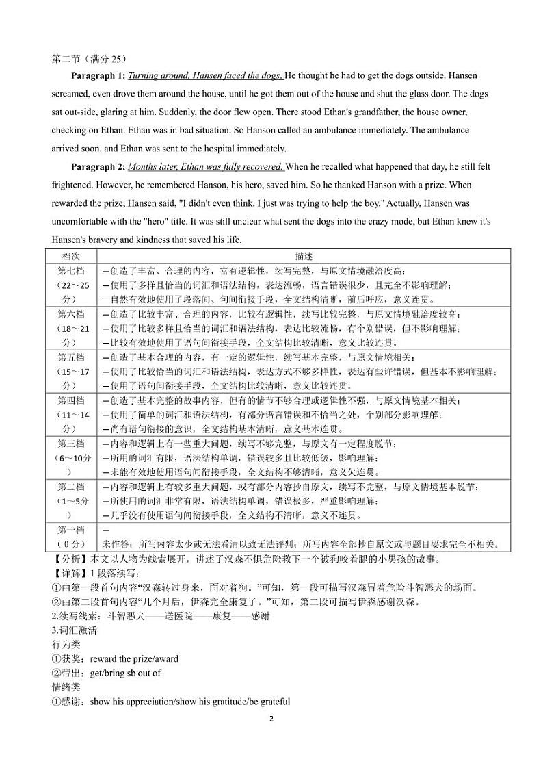 2022-2023学年湖南省衡阳市第八中学高二下学期第二次月考英语试题（PDF版含答案，有听力音频，无文字材料）02