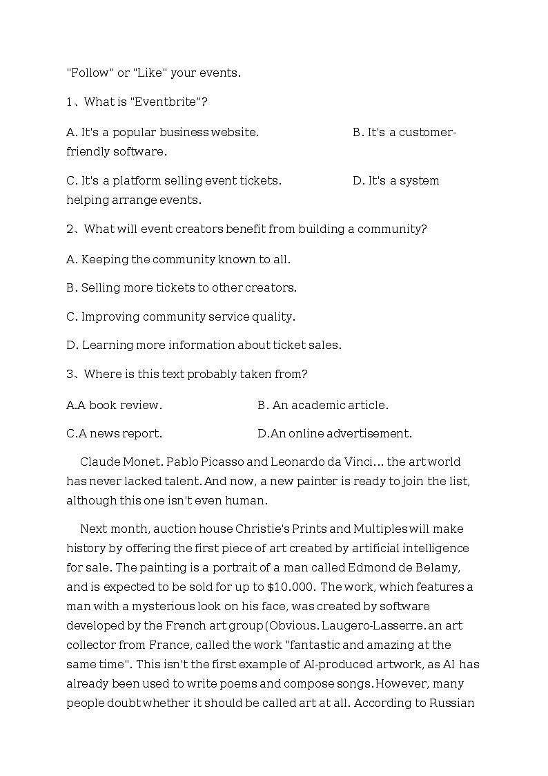 2022-2023学年福建省龙岩市一级校高二下学期半期考联考英语试卷含答案02