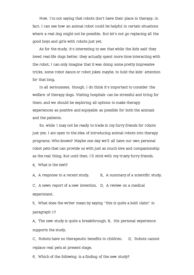 2023届广东省广州市普通高中毕业班综合测试（二）英语试题（含答案）03