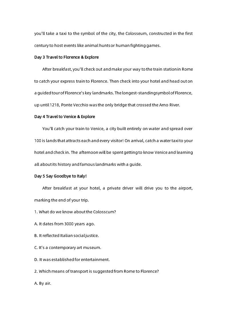 2023届山东省烟台市高三二模考试英语试题及答案02