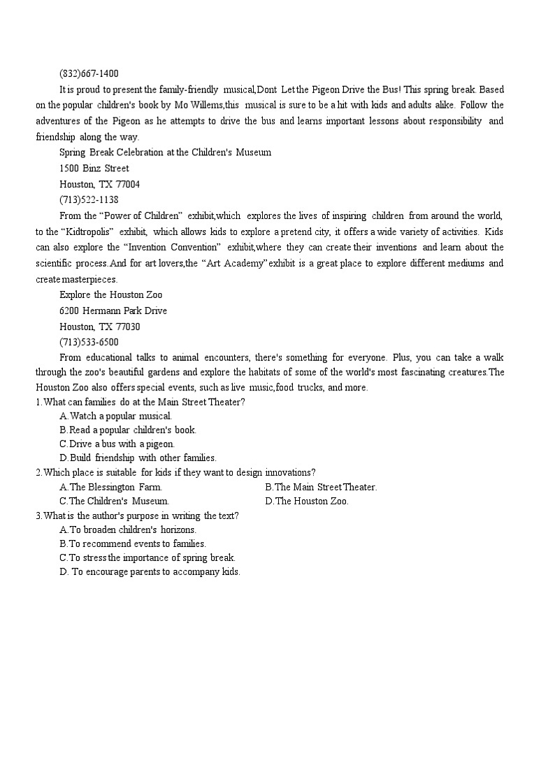 云南省曲靖市2023届高三英语下学期第二次教学质量检测（二模）（Word版附答案）第2页