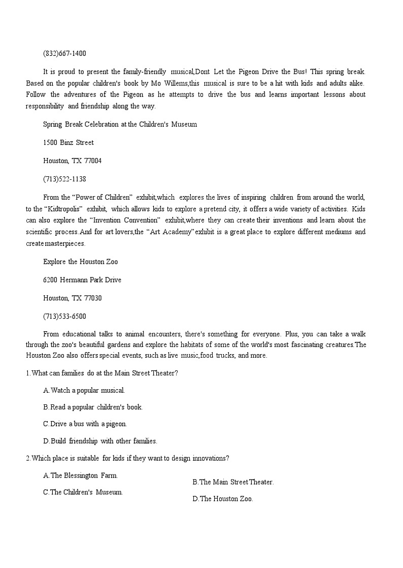 2023届云南省宣威市第一中学高三下学期第二次模拟试题英语含答案03