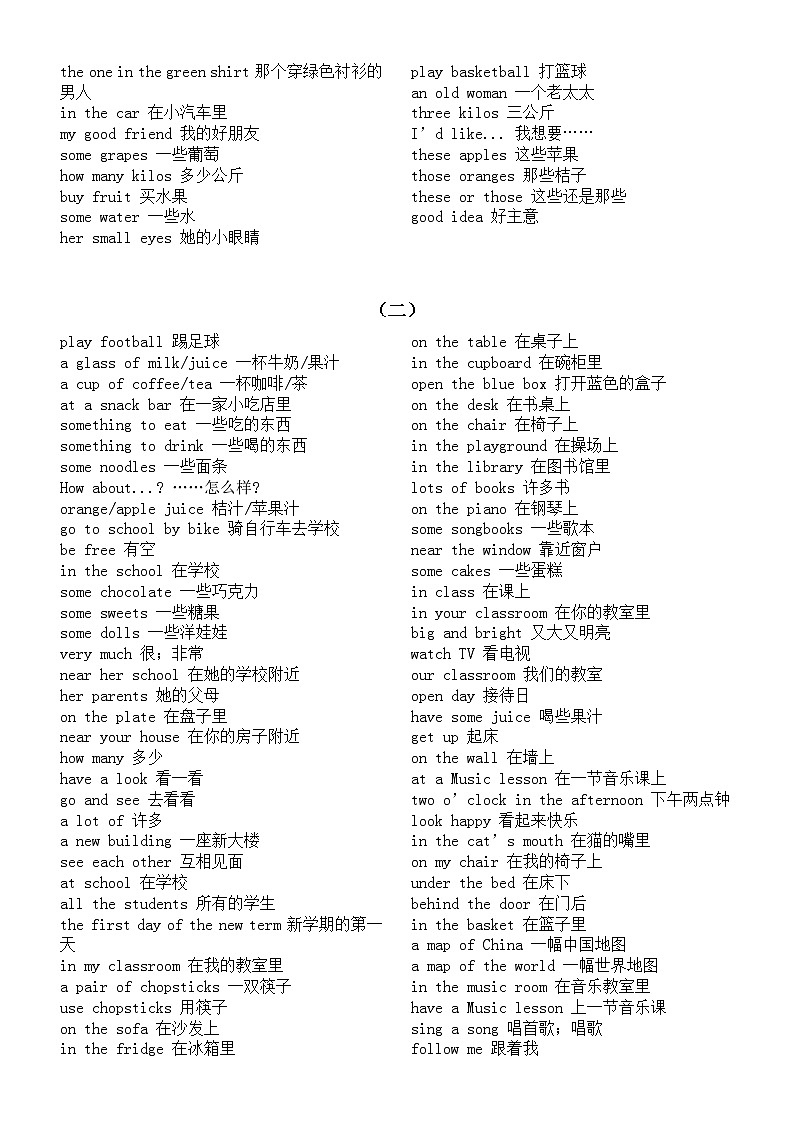 高中英语高考实用短语汇总（共三组）第2页