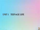 新教材2023年高中英语 Unit 1 Teenage Life单元评价课件 新人教版必修第一册