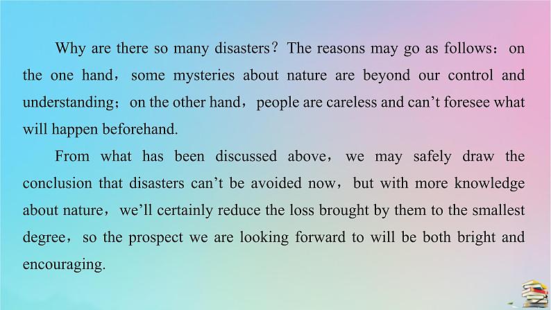 新教材2023年高中英语Unit4NaturalDisastersSectionⅠListeningandSpeakingReadingandThinking课件新人教版必修第一册第4页