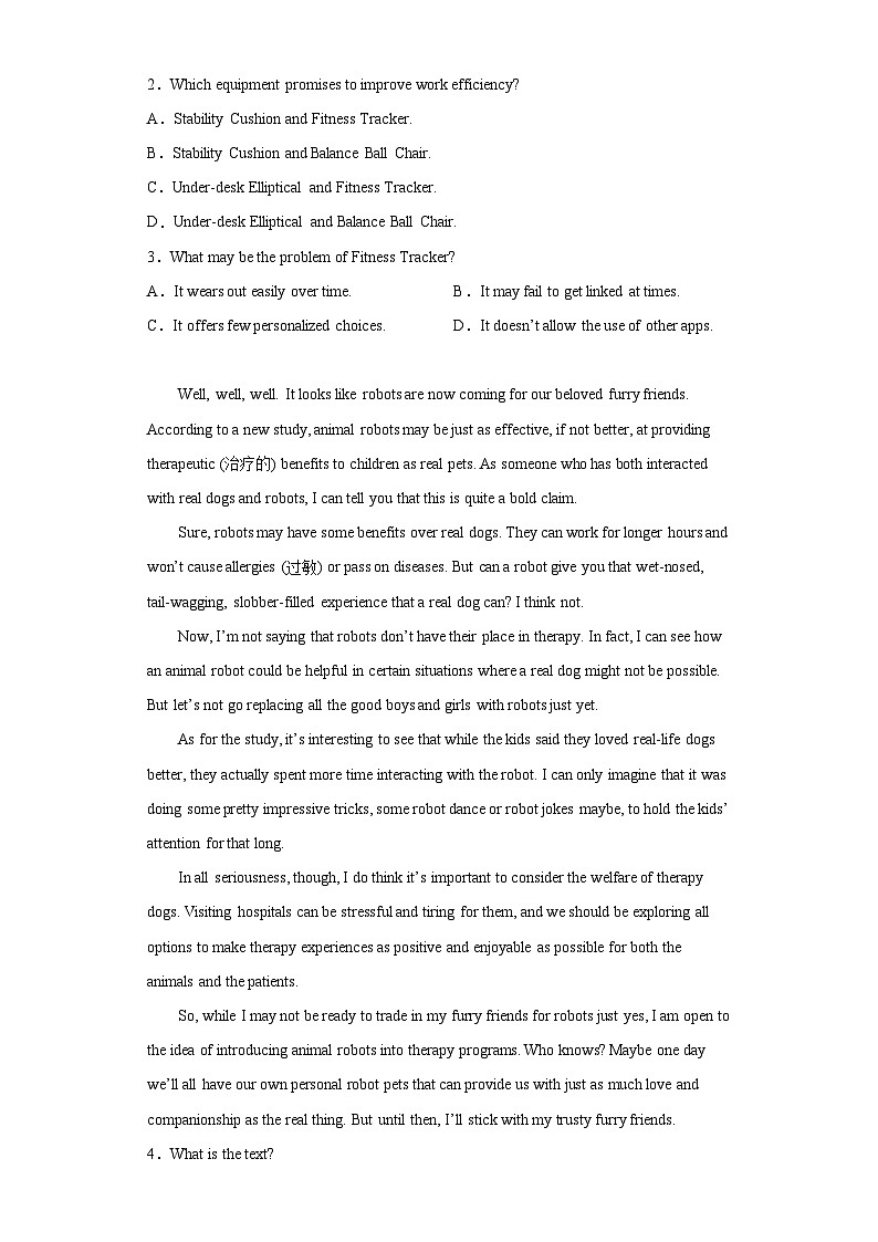 江苏省如皋中学2022-2023学年高三4月阶段测试英语试题（含答案）02