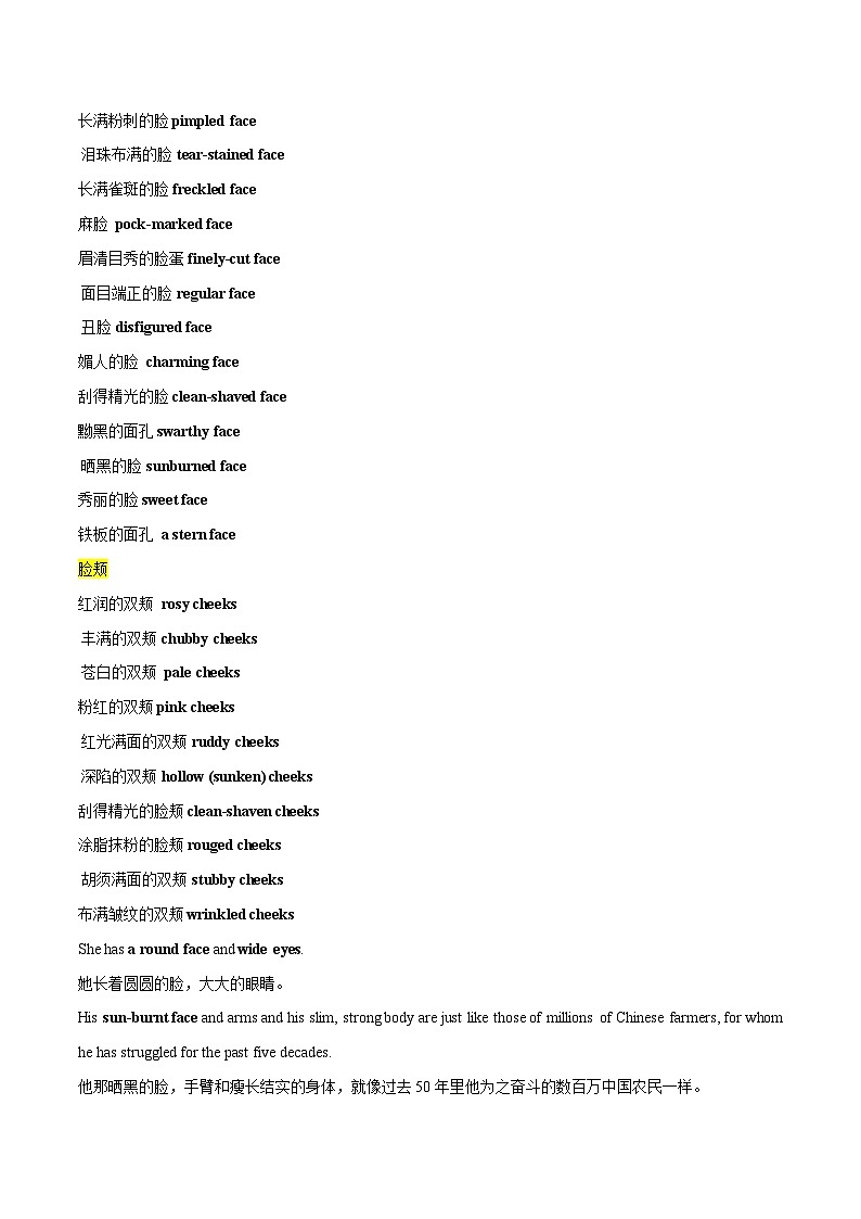 16 读后续写 人物 外貌特征描写 英语满分作文模版---读后续写万能句型写作速成技能突破加模板与练习03