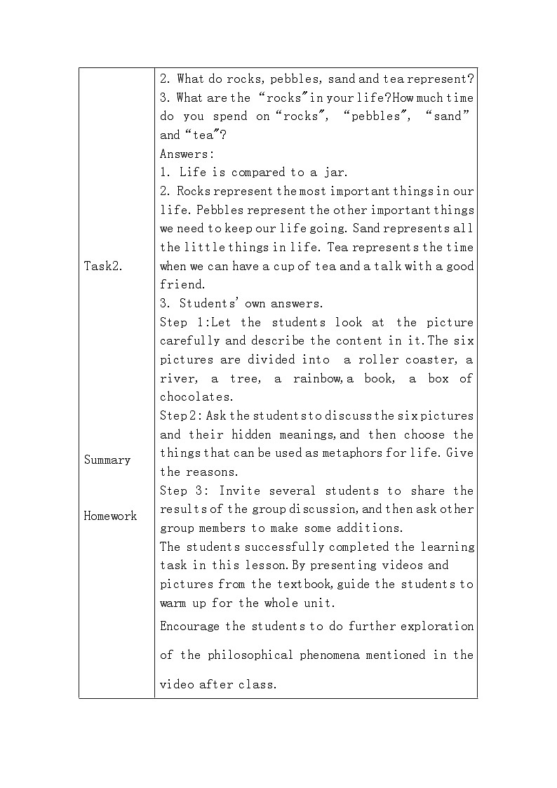 Unit2 Lessons in life Period1 Starting out 教案-2022-2023学年高中英语外研版（2019）选择性必修第四册02